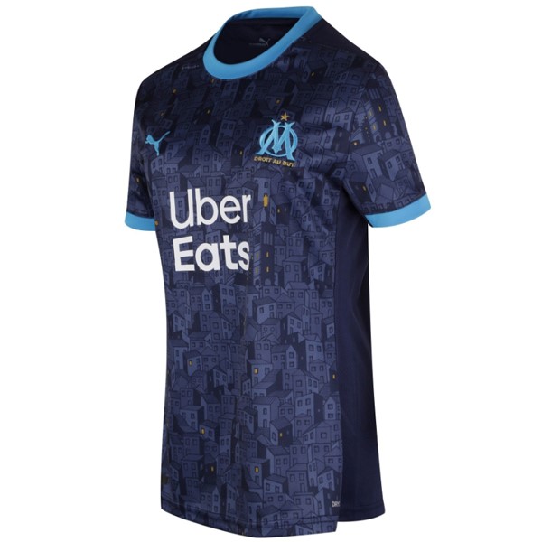 Camiseta Marsella Segunda equipo Mujer 2020-21 Azul